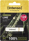 Intenso Green Line - USB Stick 128GB - Biologisch afbreekbaar - Beige