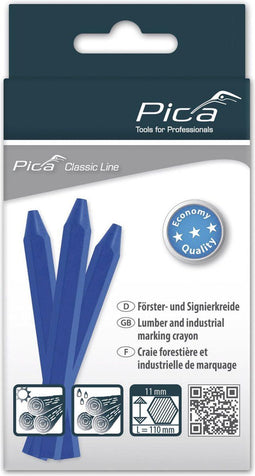 Pica 591/41 - Markeerkrijt Eco - 12 stuks - Blauw (12 stuks)