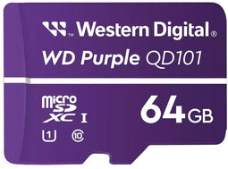 WD Purple SC QD101 - microSDXC 64GB - UHS-I Class 10
