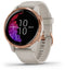 Garmin Venu - Smartwatch - GPS muziek en gezondheidsmonitoring - Rosé Goud (Grijs)
