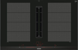 Siemens iQ700 EX875LX67E kookplaat Zwart, Roestvrijstaal Ingebouwd 80 cm Inductiekookplaat zones 4 zone(s)