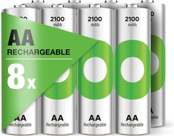 GP ReCyko - Oplaadbare AA batterijen 2100mAh - 8 stuks (8 stuks)