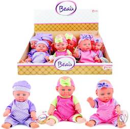 Mini babypop 21 cm. Per stuk. 02080Z(Let op! Per Stuk!)