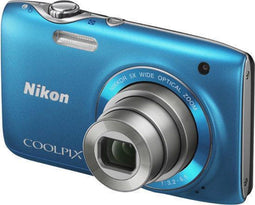 Nikon Coolpix S3100 - Compactcamera - 14 Megapixel - 5x zoom - Blauw