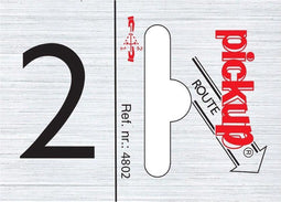 Pickup Route alulook 25x44 mm - cijfer 2