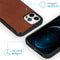 iMoshion Hoesje Geschikt voor iPhone 12 Pro / 12 Hoesje Met Pasjeshouder - iMoshion Uitneembare 2-in-1 Luxe Bookcase - Bruin