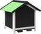 vidaXL - Hondenhok - 65x65x61,5 - cm - massief - grenenhout - grijs