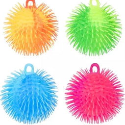 Toi-Toys 12 pufferbal stripes - Sensorisch speeltje - Ø 15 cm (12 stuks)