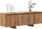 vidaXL - Tv-meubel - 120x30x40,5 - cm - bewerkt - hout - artisanaal - eikenkleurig