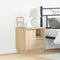 vidaXL - Nachtkastjes - met - LED - - - 2 - stuks - - - Sonoma - Eik - - - 50x34.5x50 - cm