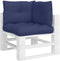 vidaXL - Palletkussens - 3 - st - oxford - stof - marineblauw