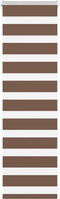 vidaXL - Zebra - rolgordijn - 40x100 - cm - stofbreedte - 35,9 - cm - polyester - bruin