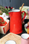 CABANAZ - schenkkan, keramiek, PITCHER, 1.6 liter, rood