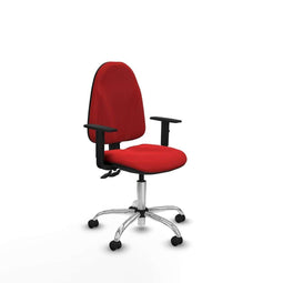 Piqueras y Crespo B1D05RF - Bureaustoel - Verstelbare hoogte met armleuning - Rood