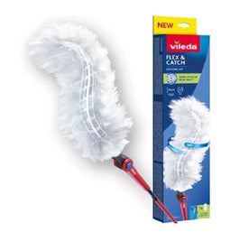 Vileda - Stofveeg met lange steel - Inclusief 1 Flex&Catch-vulling