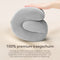 SKYCASES Travel Essentials - Nekkussen Set 3-delig - Ergonomisch Memory Foam met Oogmasker en Oordoppen - Lichtgrijs