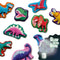 SES - Gieten en schilderen - Dino fantasie - sneldrogend gips - heldere kleuren - met glow in the dark verf - Dinosaurus - Knutselen Jongens