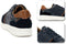 Milanoro - Lederen herensneakers - Comfortabel en stijlvol - Navy - Maat 41