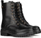 POSH by Poelman TESS - Dames Veterlaarzen - Zwart met goud - Maat 37