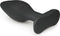 Medium Zwarte Siliconen Buttplug