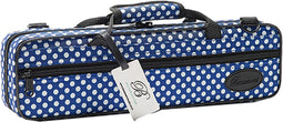 Beaumont Dwarsfluit Koffer Blue Polka Dot BFCA-BP