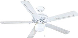 Plafondventilator met licht Grupo FM VTCLASSIC130B 60W Wit (o 132 cm)