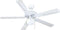 Plafondventilator met licht Grupo FM VTCLASSIC130B 60W Wit (o 132 cm)