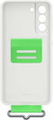 Samsung Galaxy S21 FE - Silicone Cover met Strap - Wit