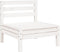 vidaXL - Tuinbank - 3-zits - massief - grenenhout - wit