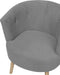 ODENZEN - Fauteuil - Grijs - Polyester