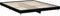 vidaXL - Bedframe - bewerkt - hout - zwart - 120x200 - cm