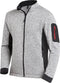 FHB CHRISTOPH Herenvest Tricotfleece 79595 - Grijs-Zwart - XL