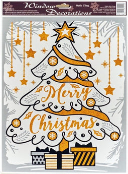 Anna's Collection - RAAM DECO GOUD-GRIJS KERST 30X42CM 4ASST