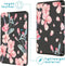 imoshion E-reader Hoesje - Geschikt voor Amazon Kindle Paperwhite 4 - Design Sleepcover Bookcase - Blossom Watercolor Black