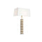 Bureaulamp Home ESPRIT Wit Beige Gouden 50 W 220 V