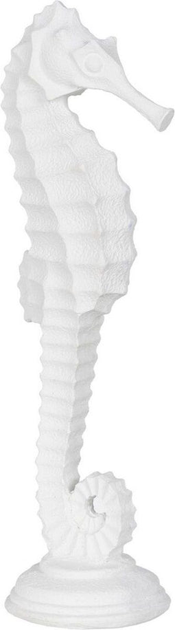 Decoratieve figuren Wit Zeepaardje 15 x 12,5 x 45 cm