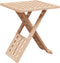vidaXL - Opvouwbare - Salontafel - 33x33x40,5 - cm - Massief - Hout - Walnoot