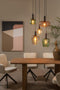 Lucide ILONA - Hanglamp - 5xE27 - Zwart