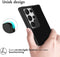 iMoshion Hoesje Geschikt voor Samsung Galaxy S24 Ultra Hoesje Shockproof - iMoshion Rugged Hybrid Carbon Case - zwart