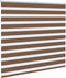 vidaXL - Zebra - rolgordijn - 155x100 - cm - stofbreedte - 150,9cm - polyester - bruin