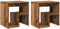 vidaXL - Nachtkastjes - 2 - st - 40x30x40 - cm - bewerkt - hout - oud - houtkleurig