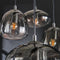 AnLi Style Hanglamp 3+3 mix glass shaded