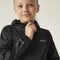 Regatta - Kids Pack It III Opvouwbaar Kinder Regenjack - Zwart - Maat 164