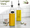 Five Stars® Olieflessen - 4 Delige Set - 500ML - RVS Schenktuit Trechter Stickers & Stift (4 stuks)