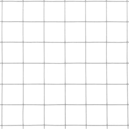 vidaXL Draadgaas vierkant 25x1.5 m staal met PVC coating grijs