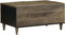 vidaXL - Salontafel - 80x50x40 - cm - massief - mangohout - lichtgrijs