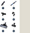 Zeegma Klaar - Draadloze Steelstofzuiger - 3in1 - 400W - HEPA - 60 min - Blauw - 0,7L
