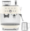 Smeg EGF03CREU - Espressomachine met bonenmaler - 19 bar druk - Crème
