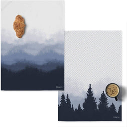 Set van 2 theedoeken Nightfall | Blanc