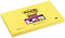 Memoblok 3M Post-it 655 Super Sticky 76x127mm ultra geel - 12 stuks